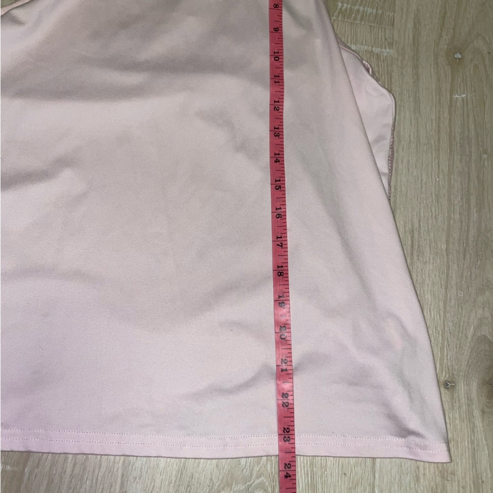 Mesh Back Motivational Pink Racerback Tank Top M - Picture 8 of 9